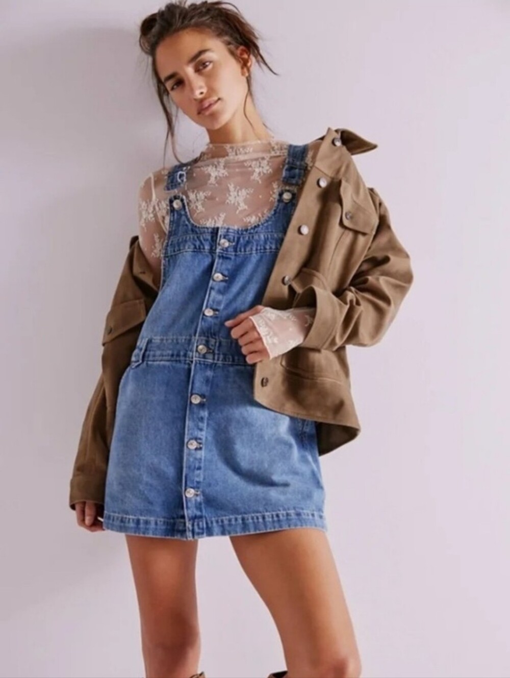 NWT We The Free pinafore overalls